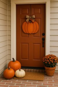 Door Pumpkins Porches Ideas Austin