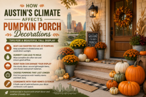 How Austin's Climate Affects Pumpkin Porch Decorations: Tips for a Beautiful Fall Display